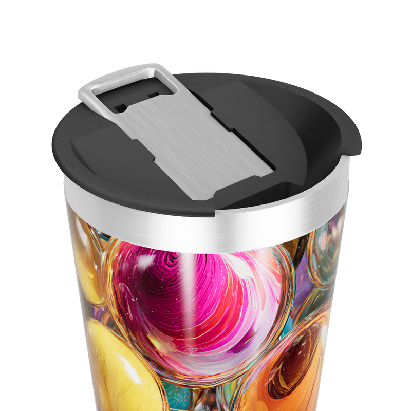 Copo Térmico - Estampa Bolhas Coloridas