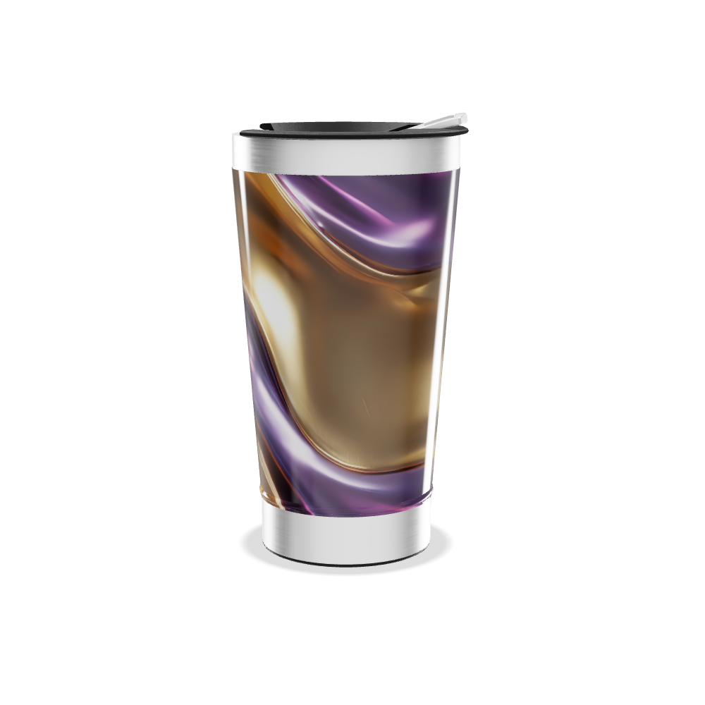 Copo Térmico - Efeito Mármore Colorido