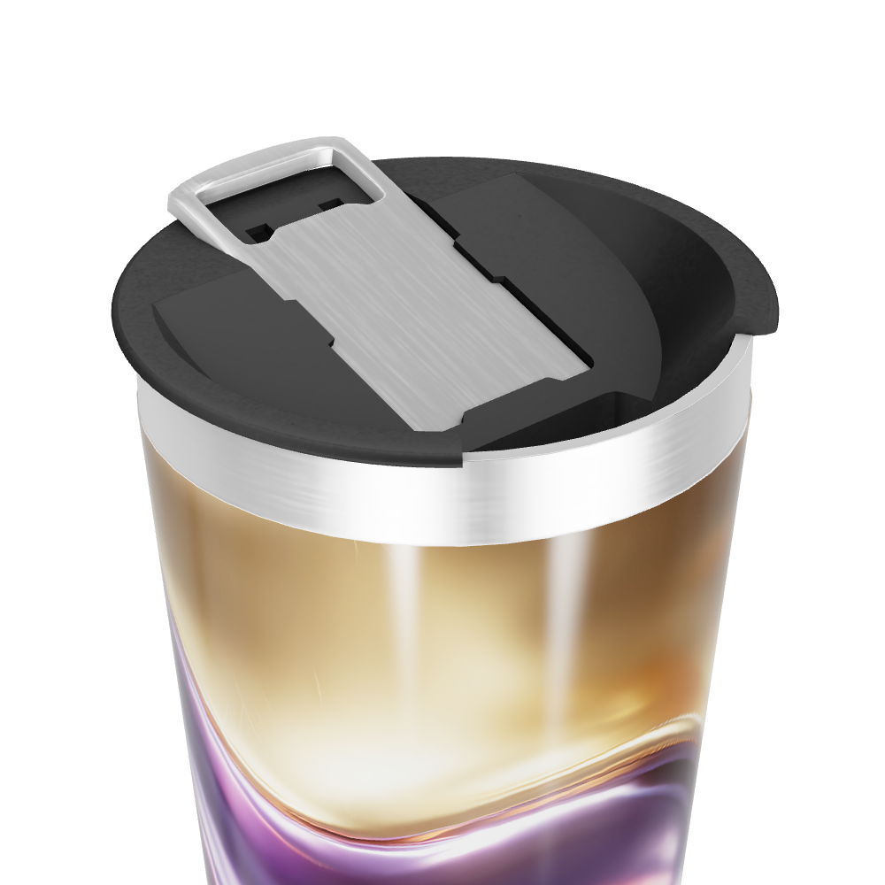 Copo Térmico - Efeito Mármore Colorido