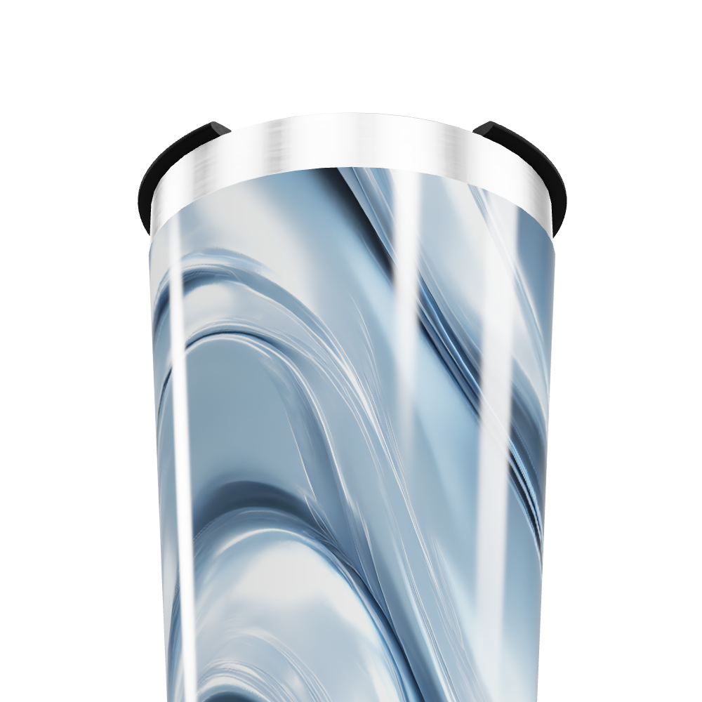 Copo Térmico - Azul Mármore Inox