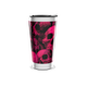 Copo Térmico - Caveira Rosa Aço Inox