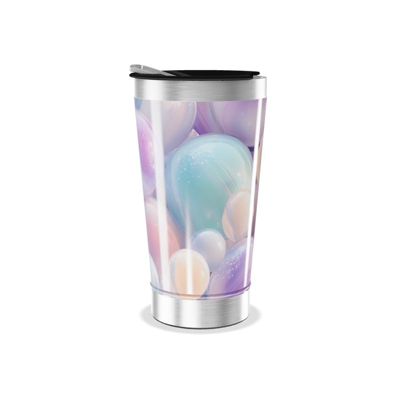 Copo Térmico - Bolhas Coloridas Pastel