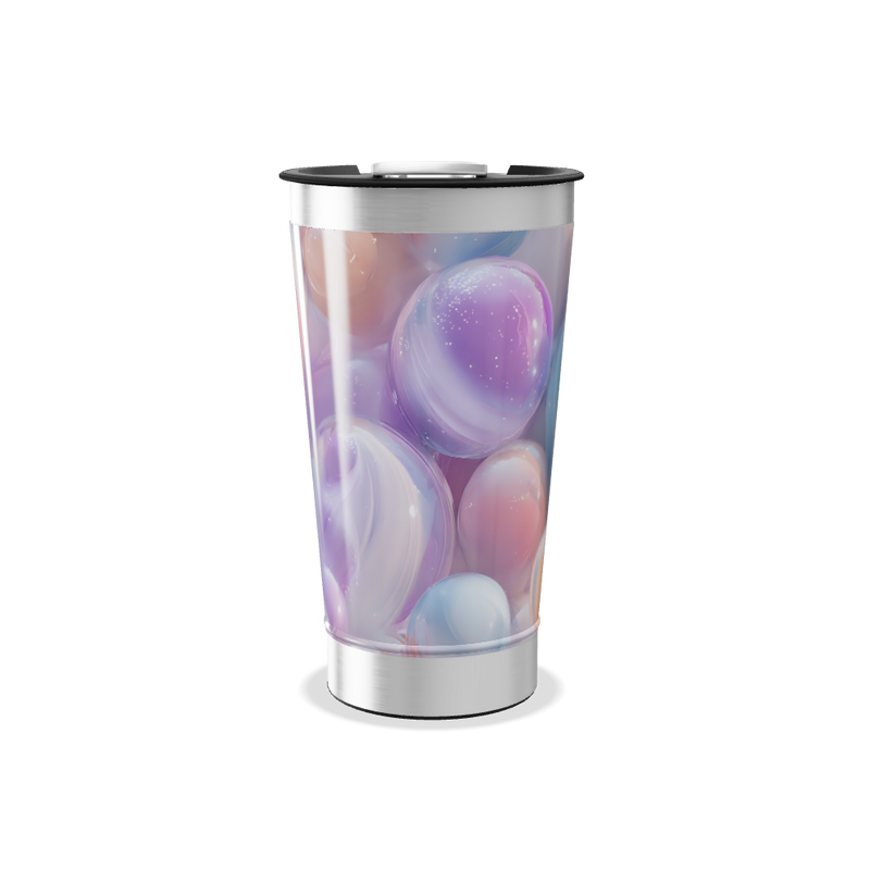 Copo Térmico - Bolhas Coloridas Pastel