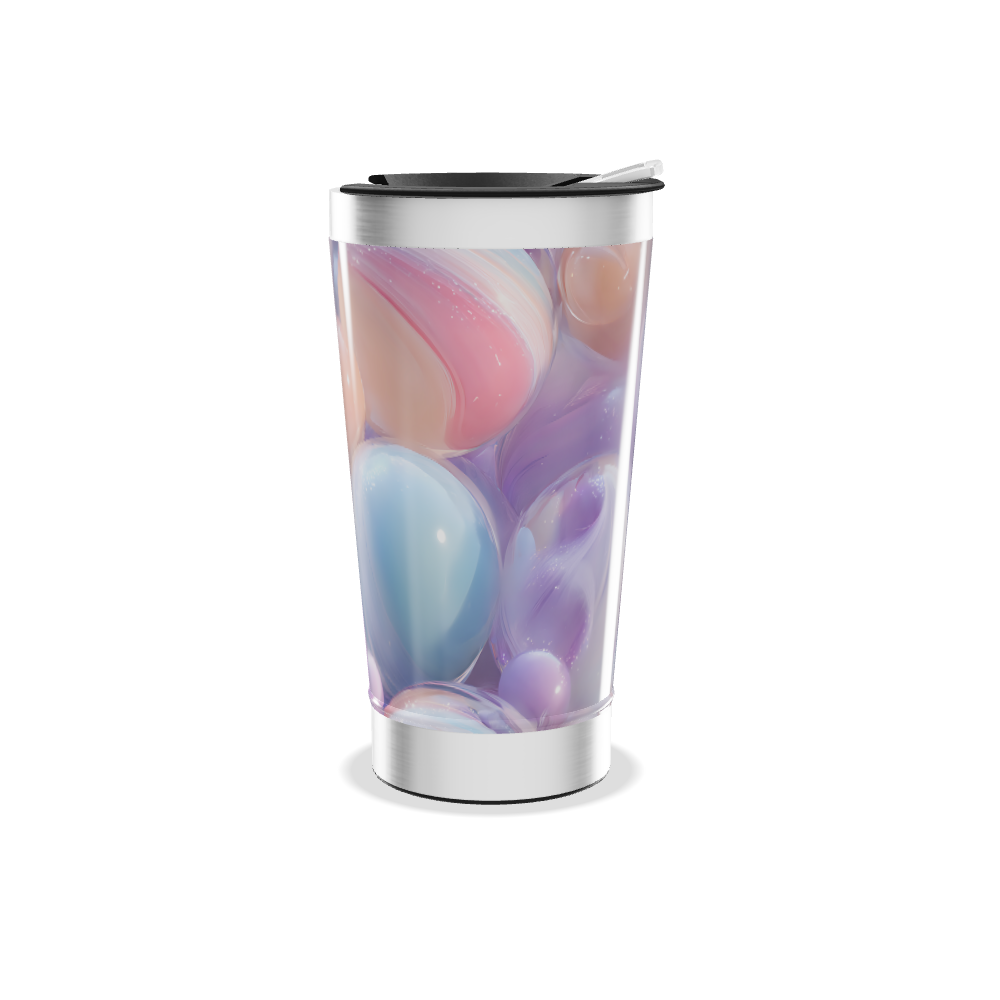 Copo Térmico - Bolhas Coloridas Pastel