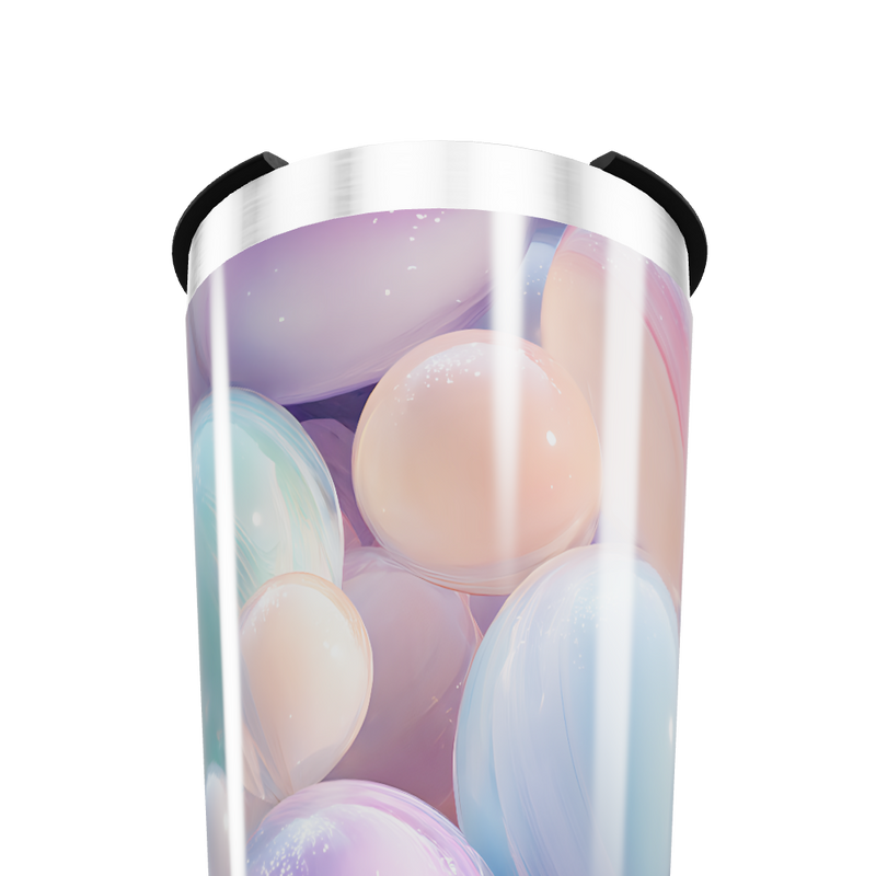 Copo Térmico - Bolhas Coloridas Pastel