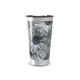 Copo Térmico - Estampa Floral Cinza