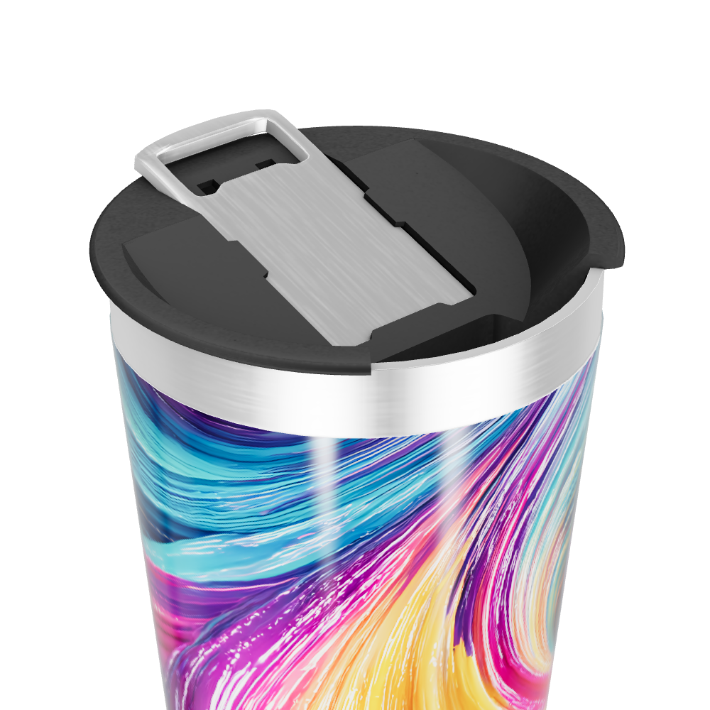 Copo Térmico - Estampa Multicolorida