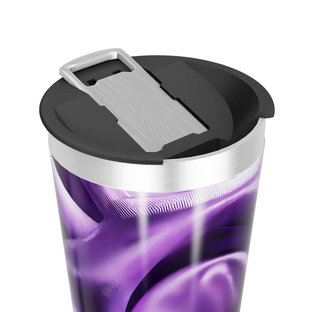 Copo Térmico - Roxo Marmorizado Inox