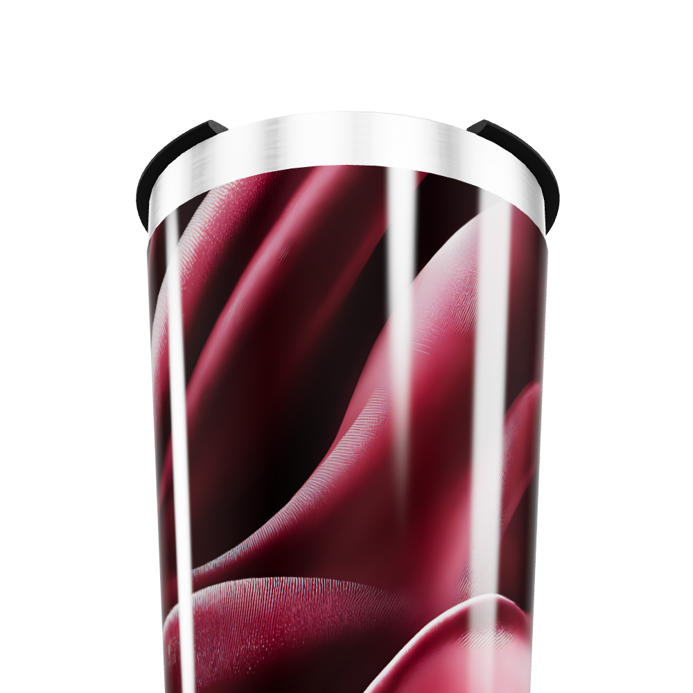 Copo Térmico - Estampa Vermelha Aço Inox