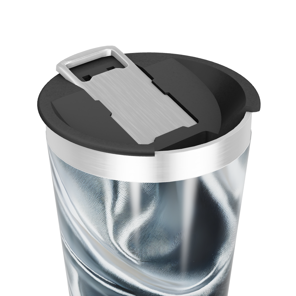 Copo Térmico - Preto Marmorizado Inox