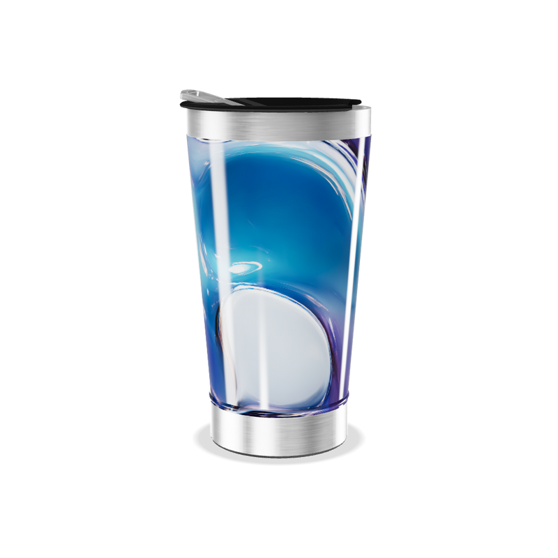 Copo Térmico - Roxo Azul Inox