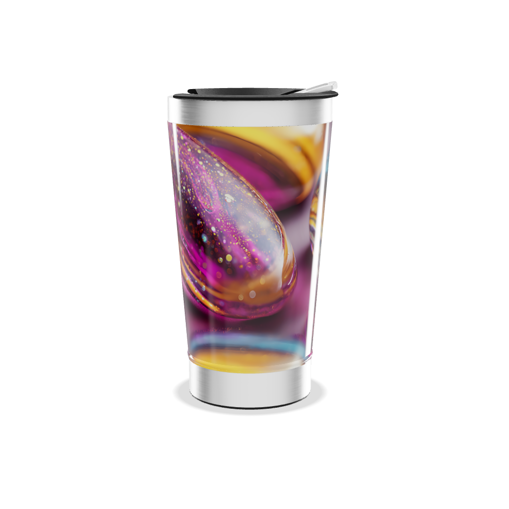 Copo Térmico - Estampa Galáxia Colorida