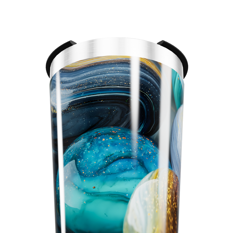 Copo Térmico - Estampa Galáxia Azul