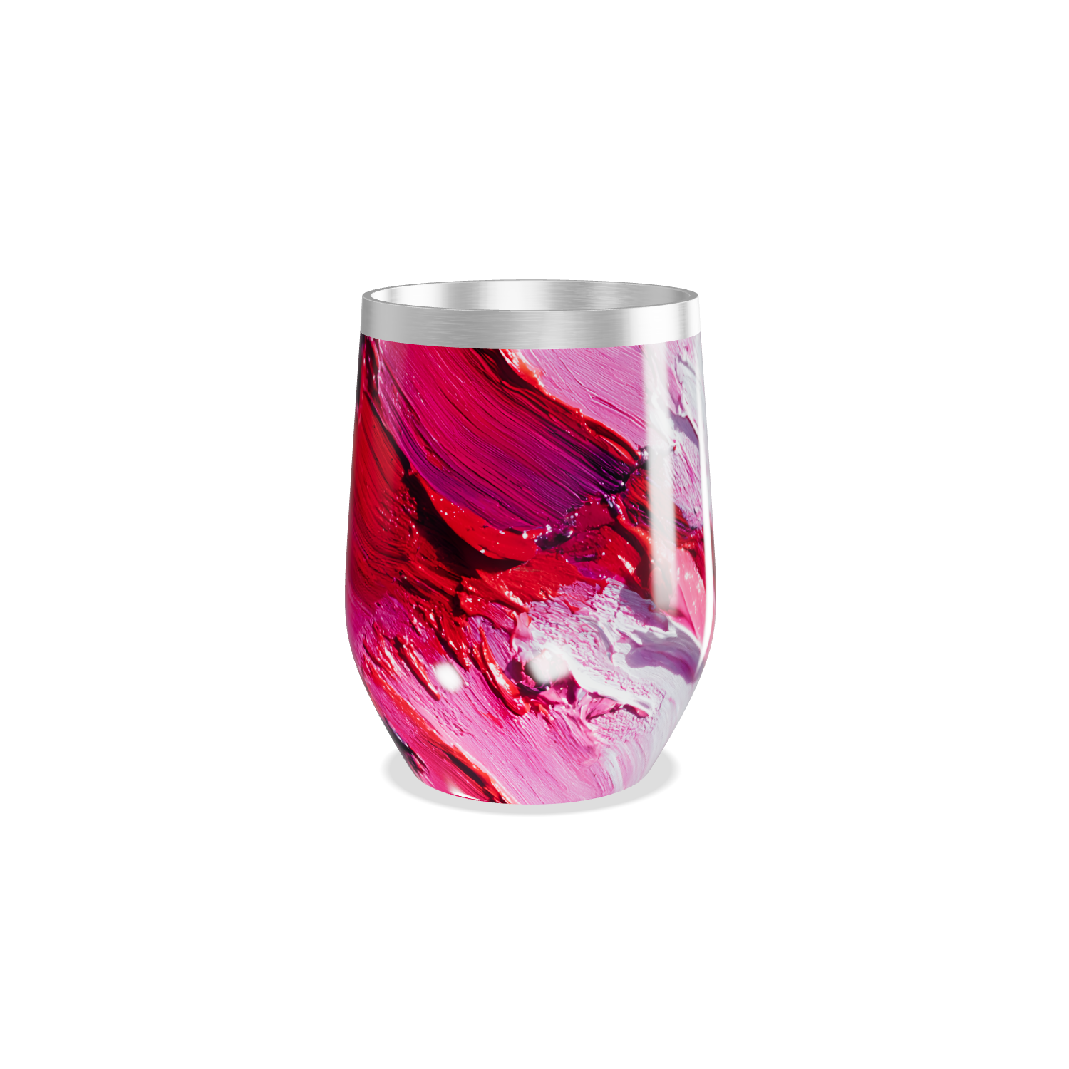 Copo Térmico Slim - Colorido Abstracto Inox