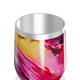 Copo Térmico Slim - Colorido Abstracto Inox