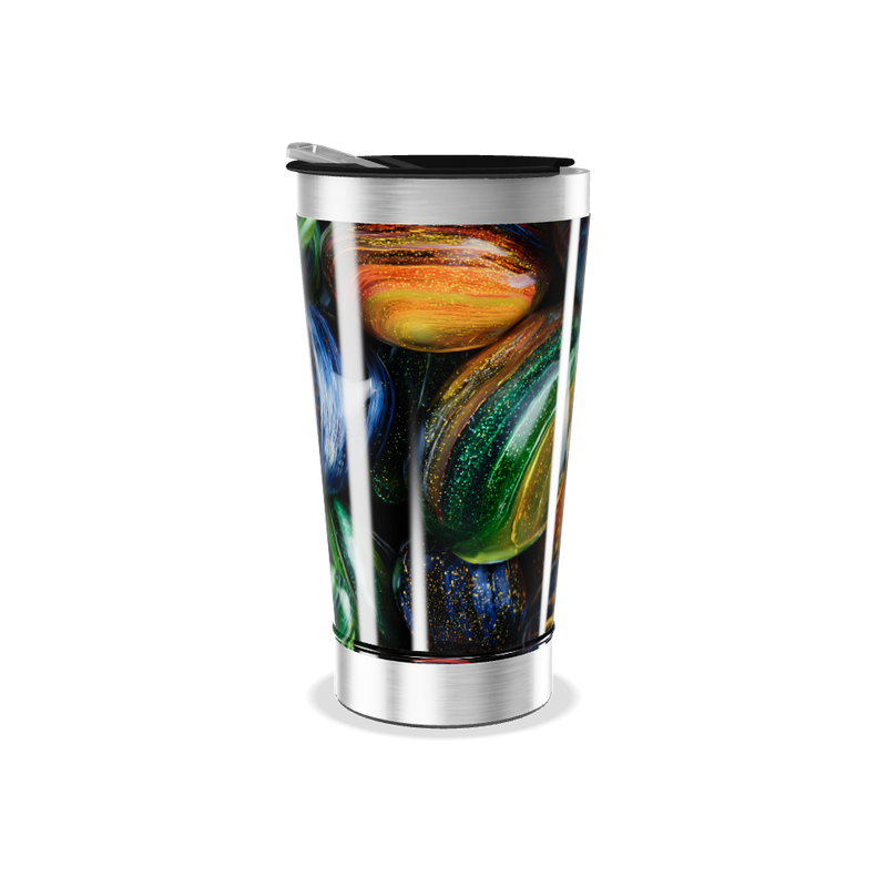 Copo Térmico - Estampa Pedras Coloridas