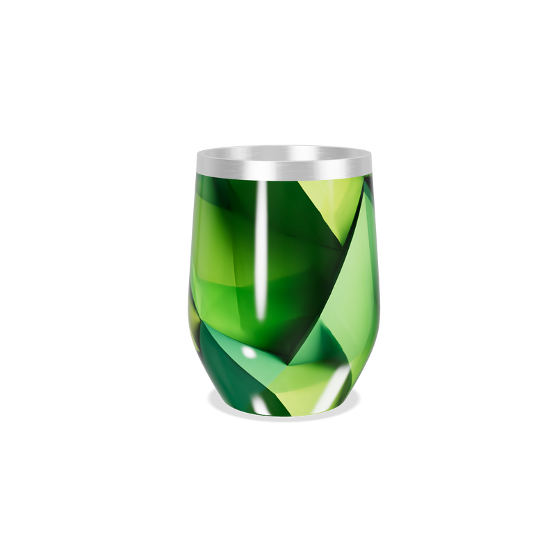 Copo Térmico Slim - Verde Geométrico