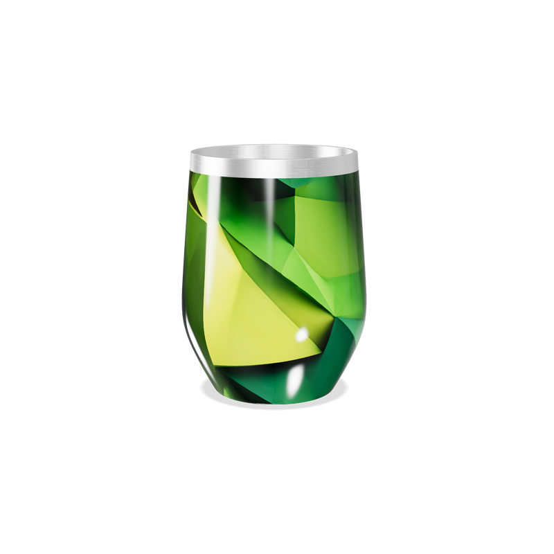 Copo Térmico Slim - Verde Geométrico