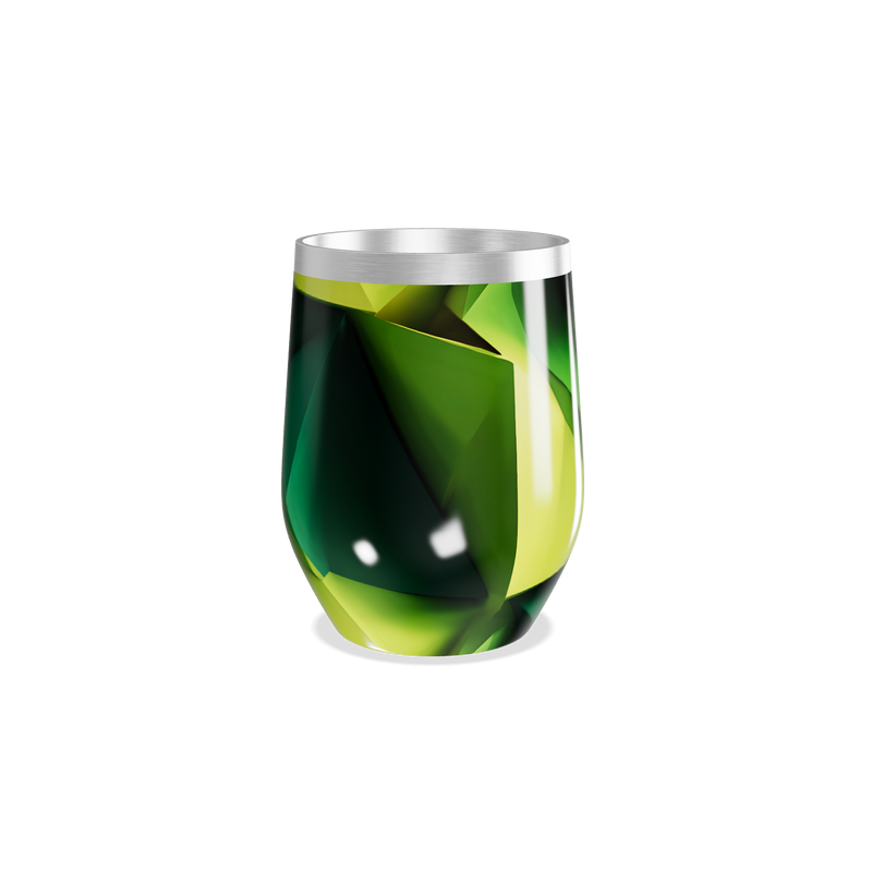 Copo Térmico Slim - Verde Geométrico