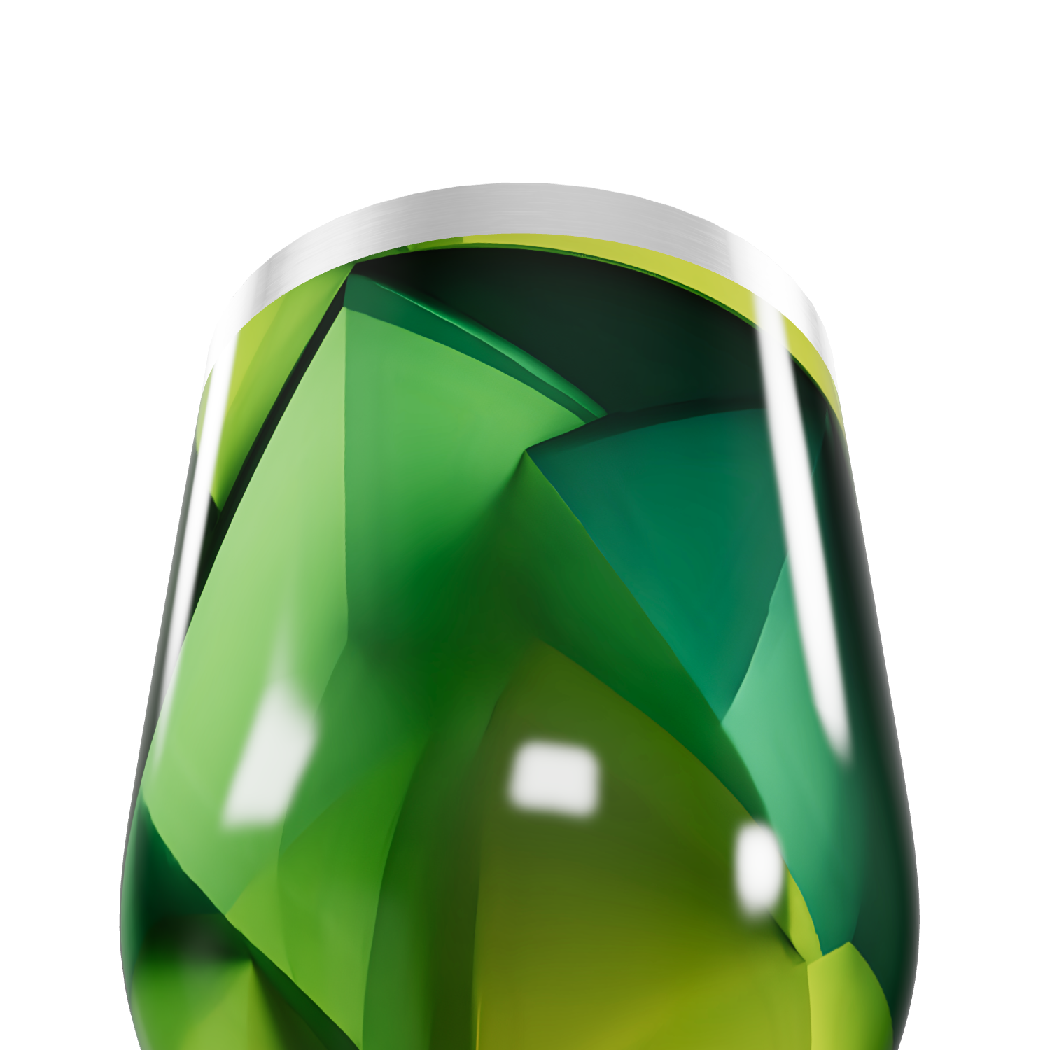 Copo Térmico Slim - Verde Geométrico