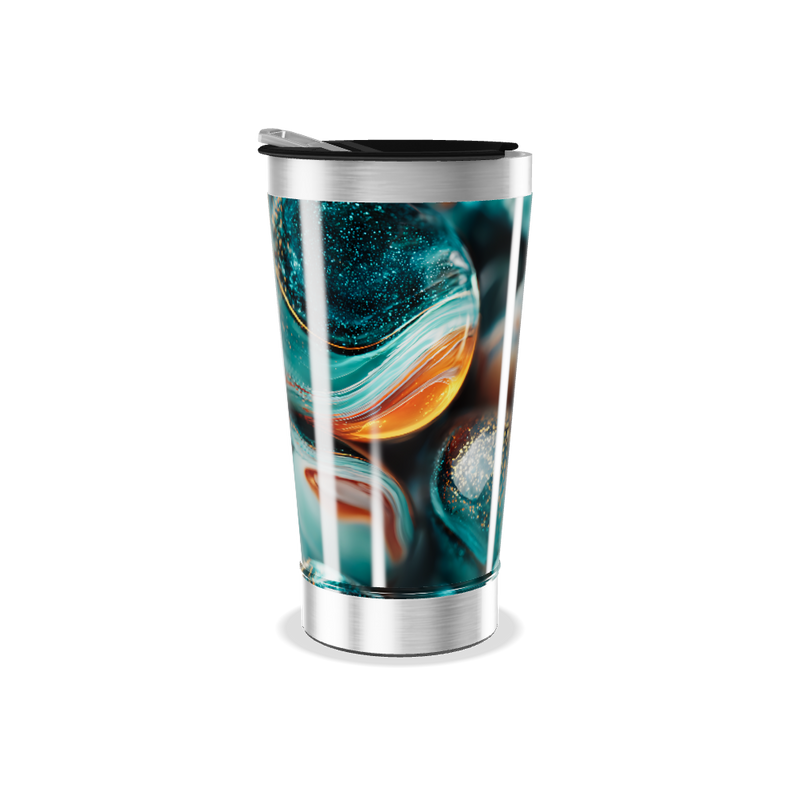 Copo Térmico - Estampa Pedras Coloridas