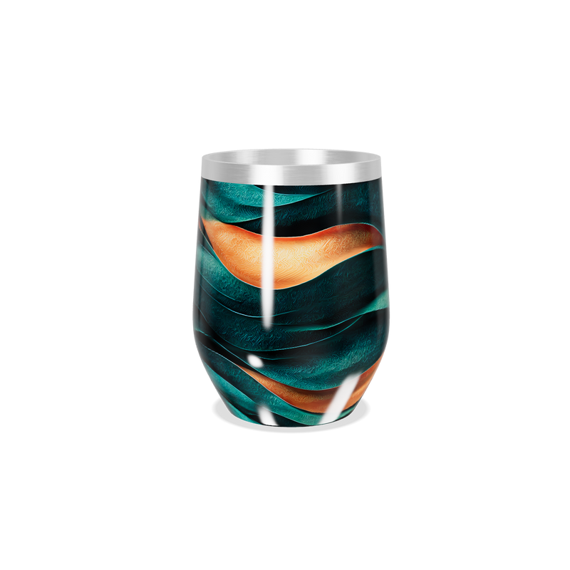 Copo Térmico Slim - Ondas Coloridas