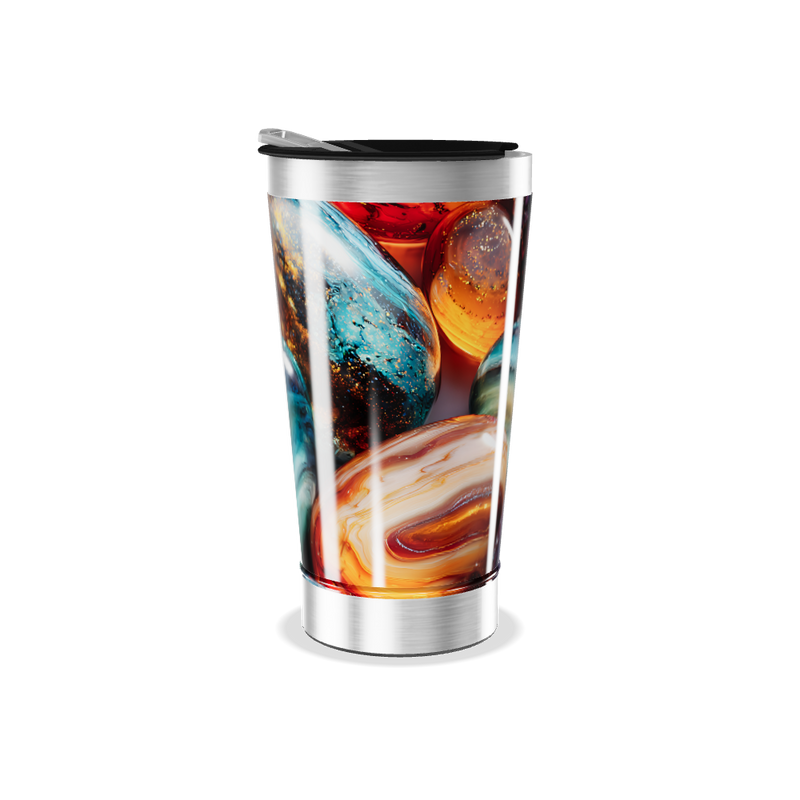 Copo Térmico - Estampa Planetas Coloridos