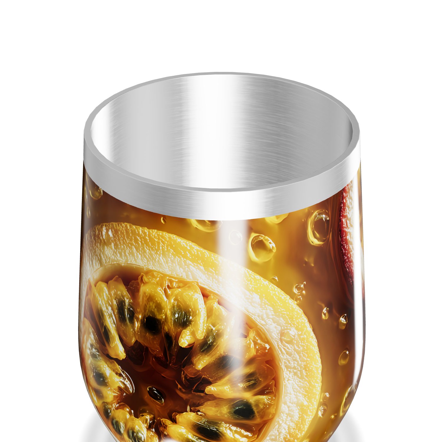 Copo Térmico Slim - Estampa Frutas Cítricas