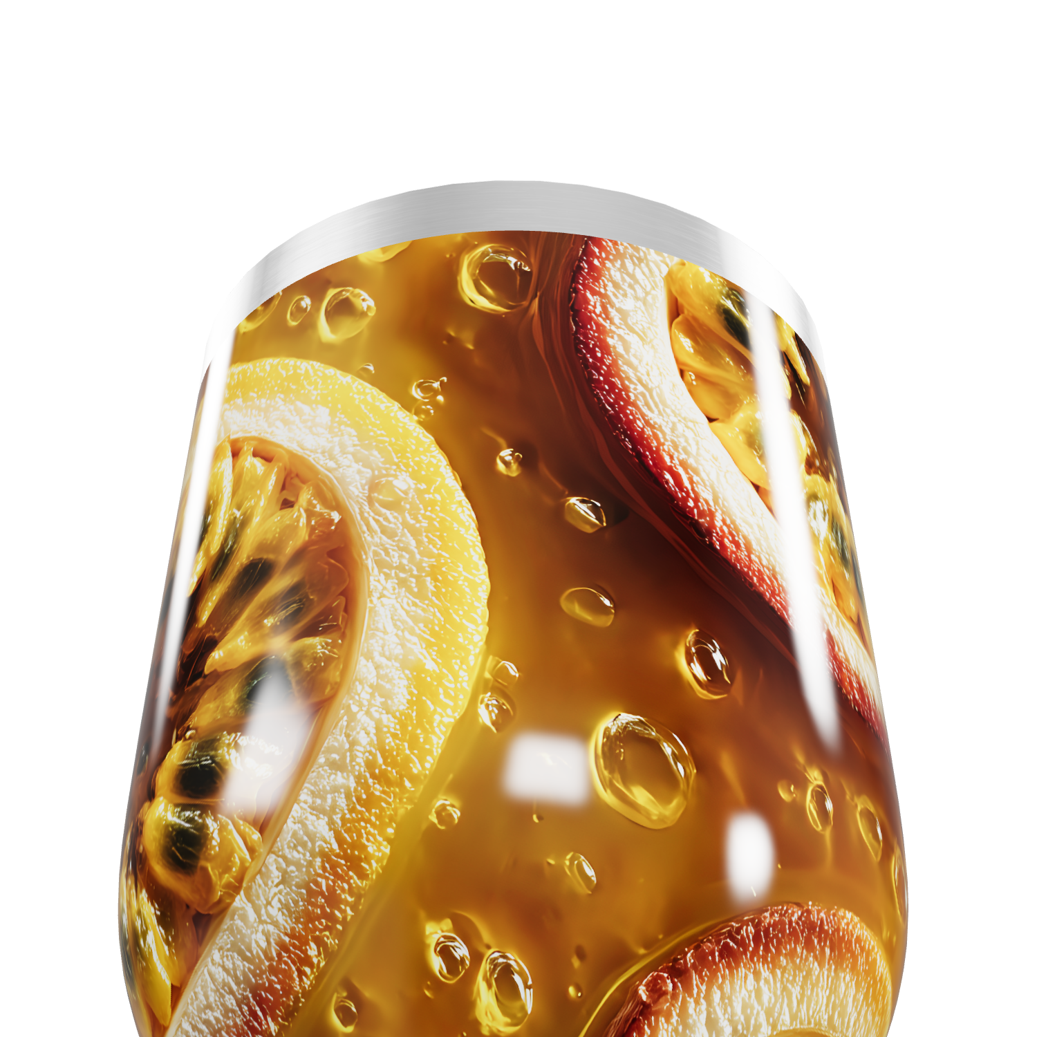 Copo Térmico Slim - Estampa Frutas Cítricas