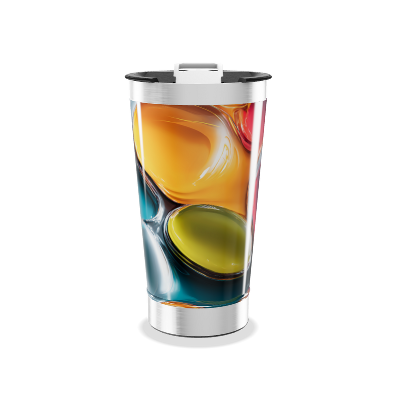 Copo Térmico - Estampa Multicolorida