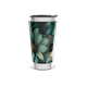 Copo Térmico - Flores Verde e Branco