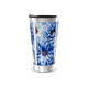 Copo Térmico - Flores Azuis e Brancas