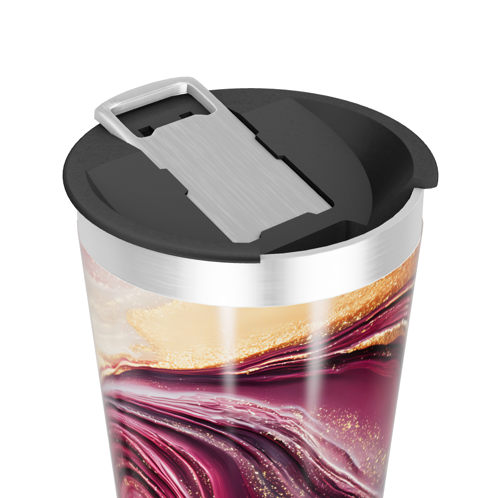 Copo Térmico - Estampa Abstrata Colorida