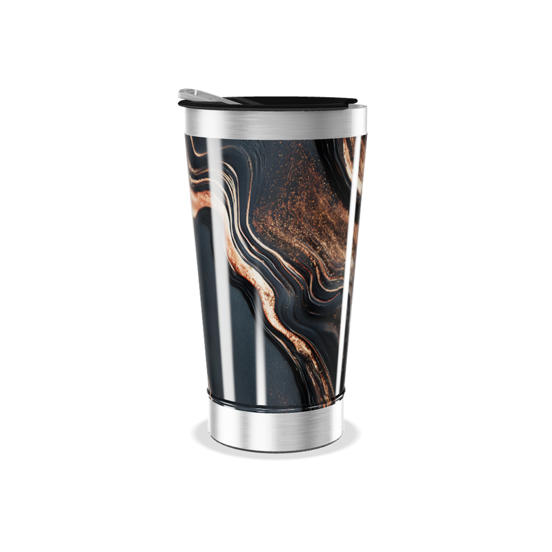 Copo Térmico - Com estampa marmorizada