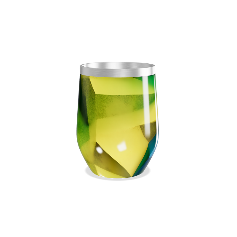 Copo Térmico Slim - Estampa Geométrica Colorida