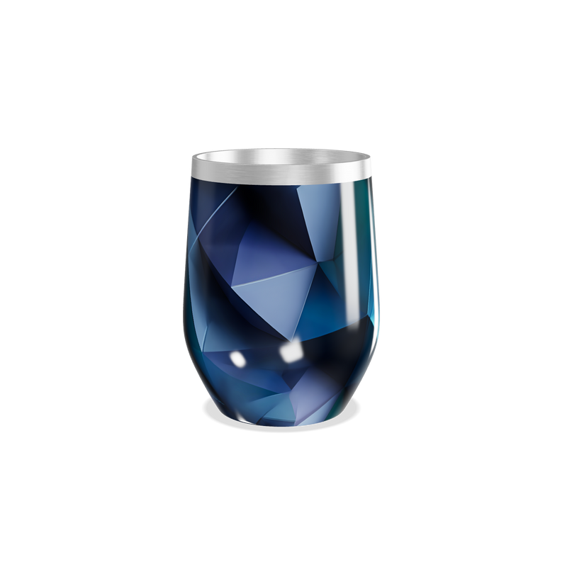 Copo Térmico Slim - Azul Geométrico Inox
