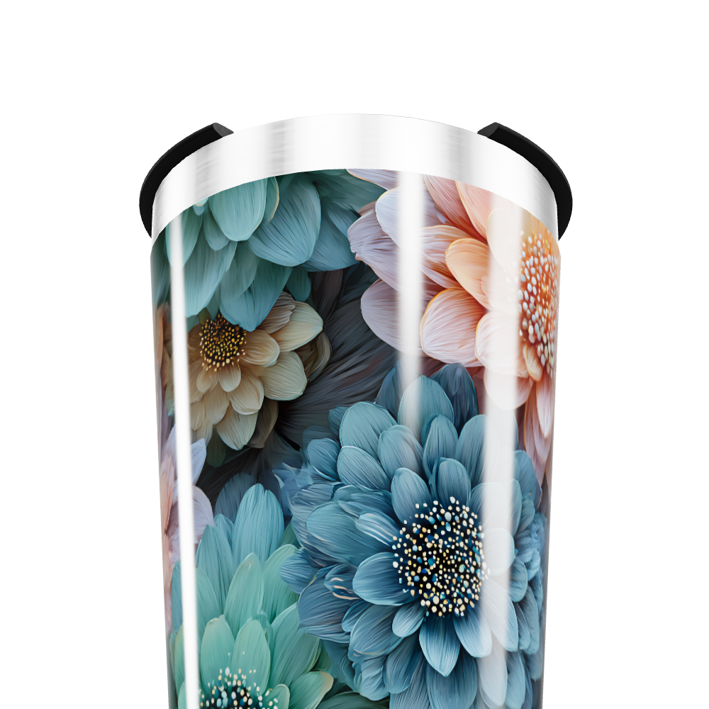 Copo Térmico - Floral Colorido Inox