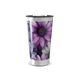 Copo Térmico - Flores Roxas em Aço Inox