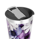 Copo Térmico - Flores Roxas em Aço Inox