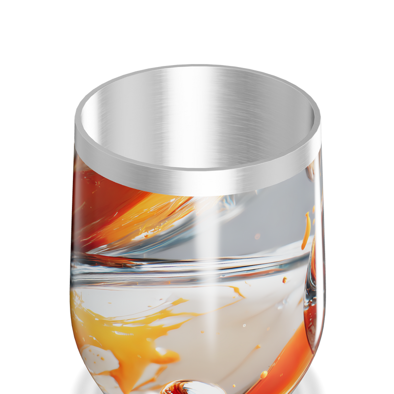 Copo Térmico Slim - Estampa Abstrata Colorida