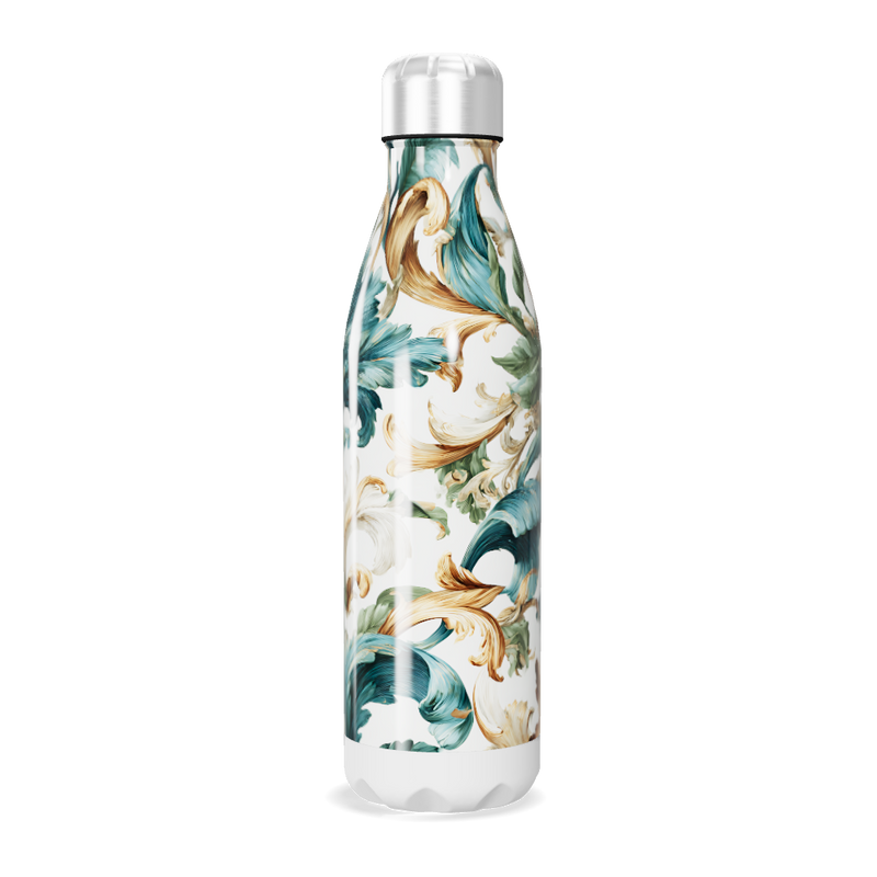 Garrafa Inox - Estampa Floral Colorida