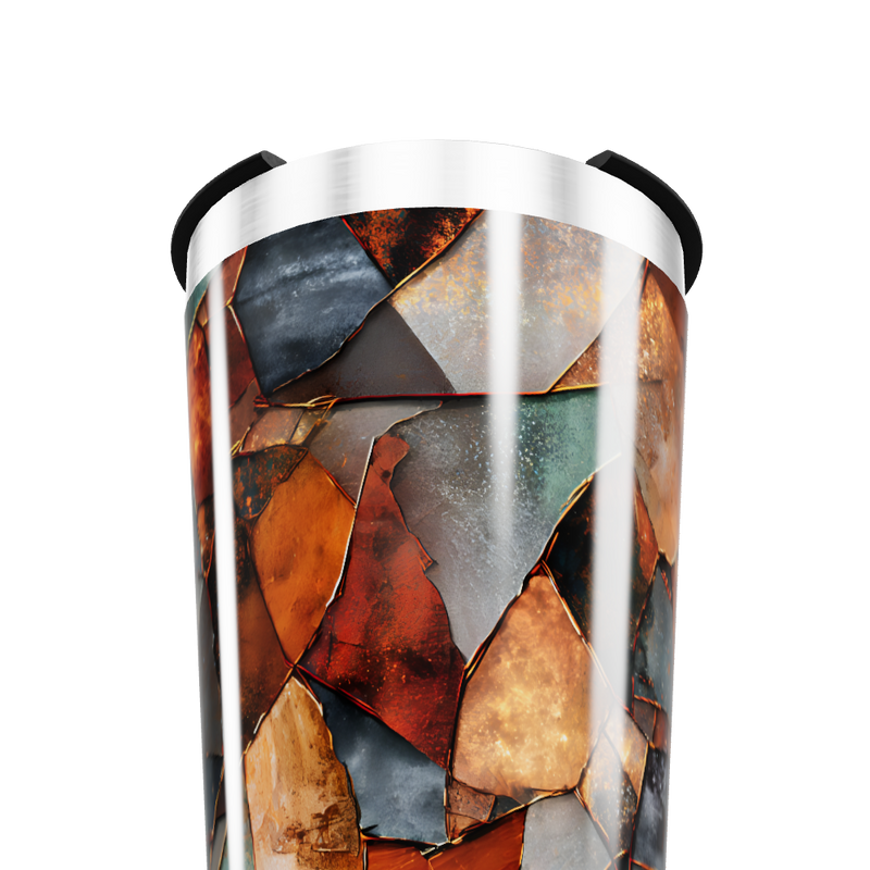 Copo Térmico - Estampa Mosaico Colorido