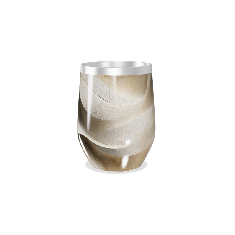 Copo Térmico Slim - Com textura madeira