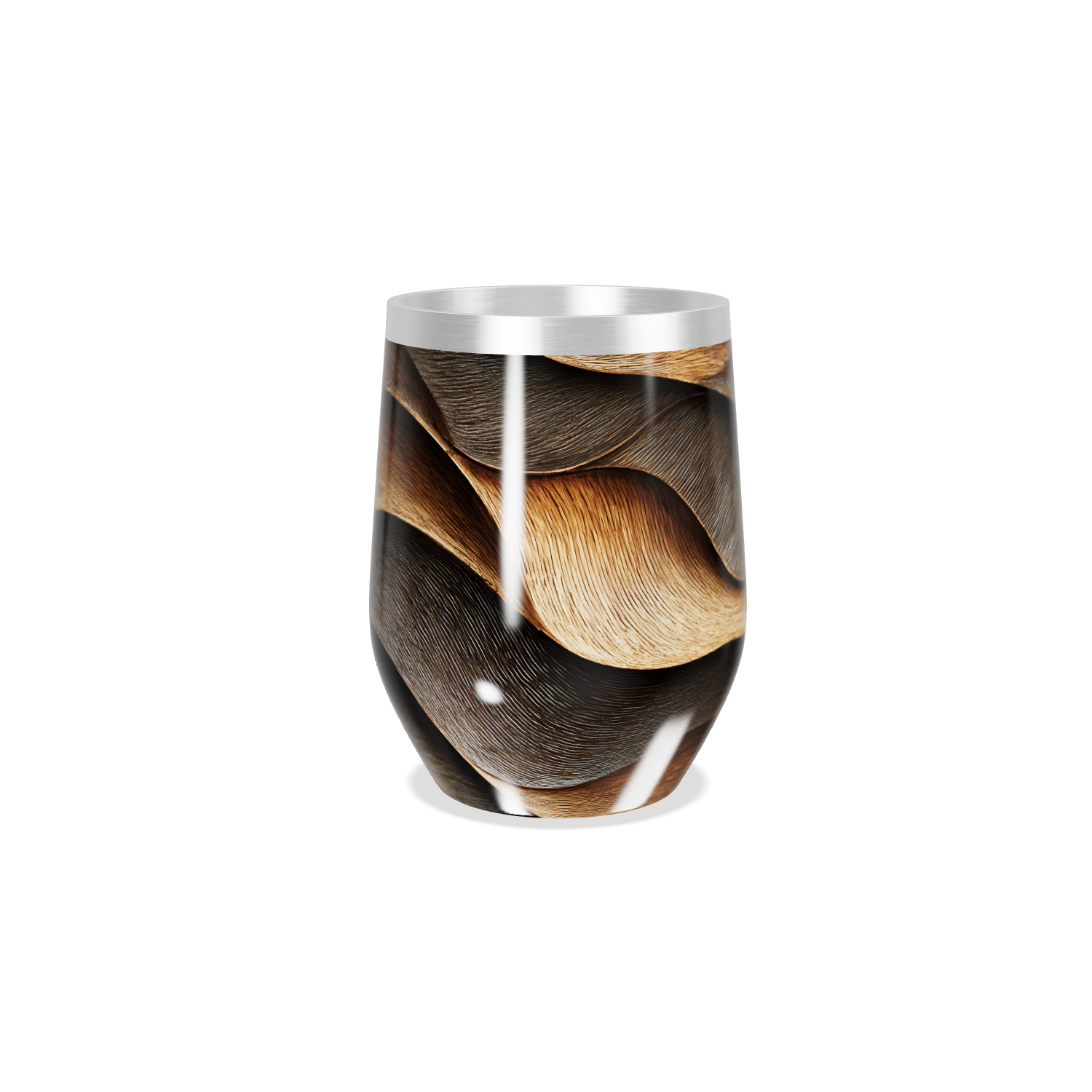 Copo Térmico Slim - Estampa Madeira