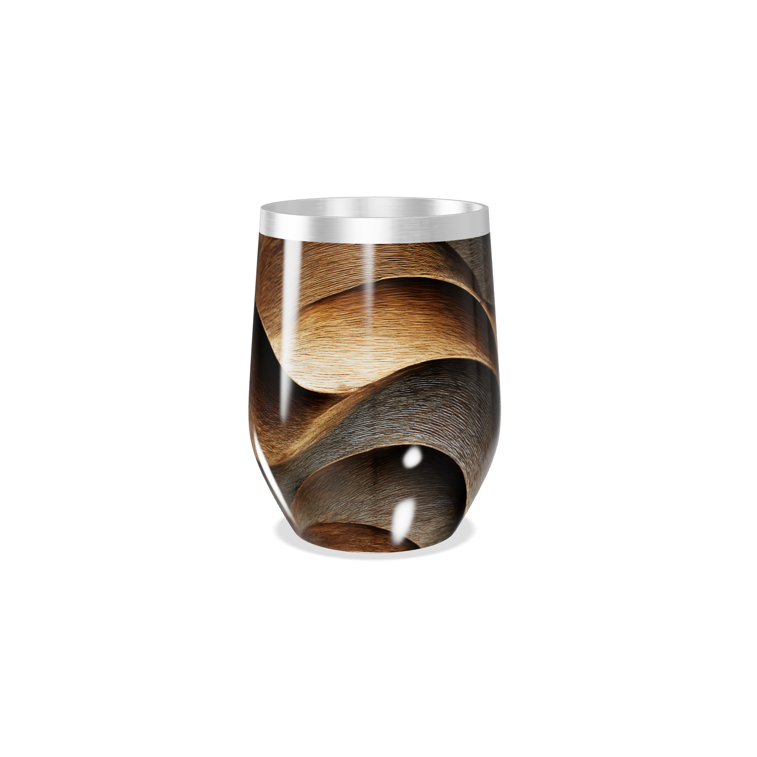 Copo Térmico Slim - Estampa Madeira