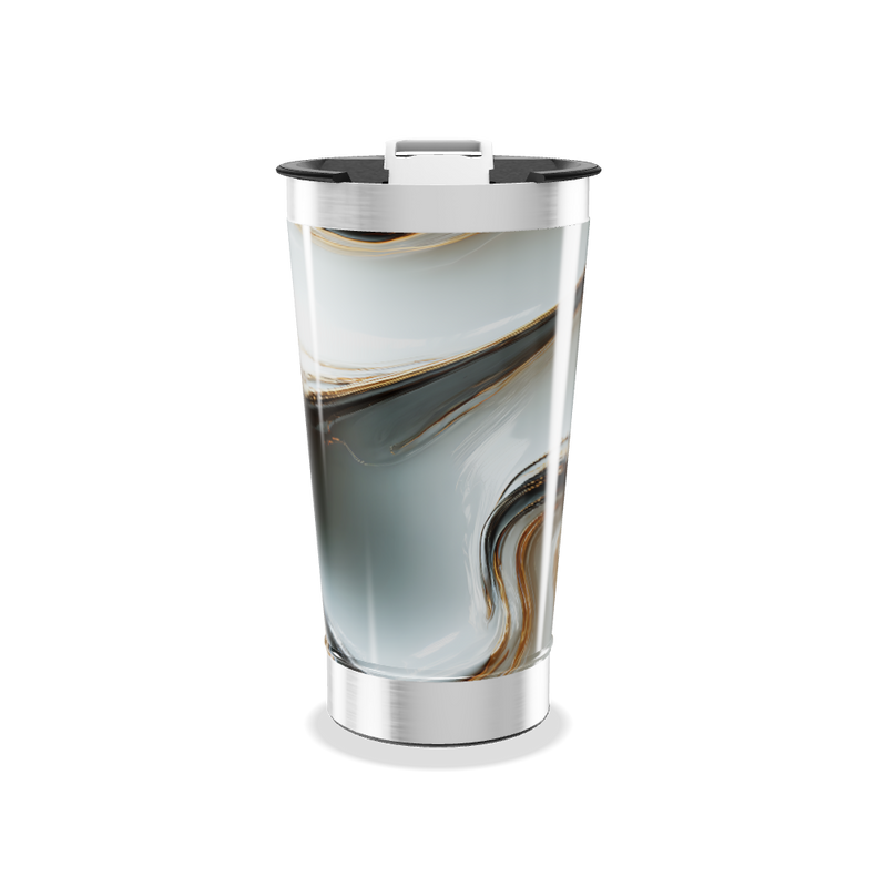 Copo Térmico - Mármore Cinza