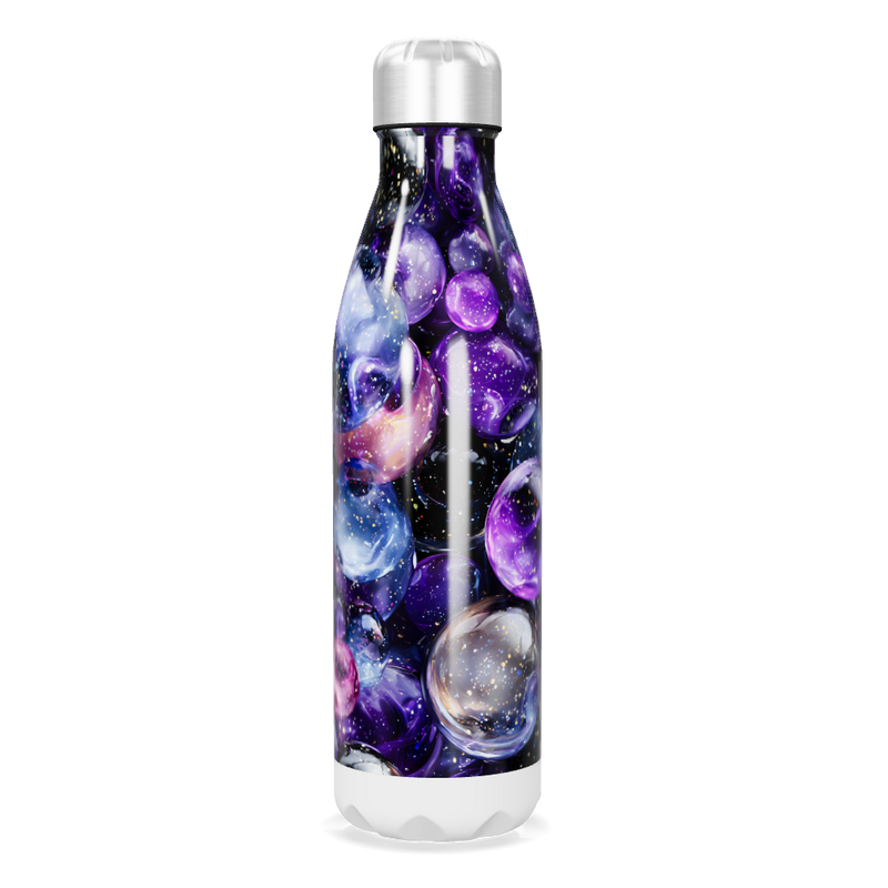 Garrafa Inox - Estampa Galáxia Colorida