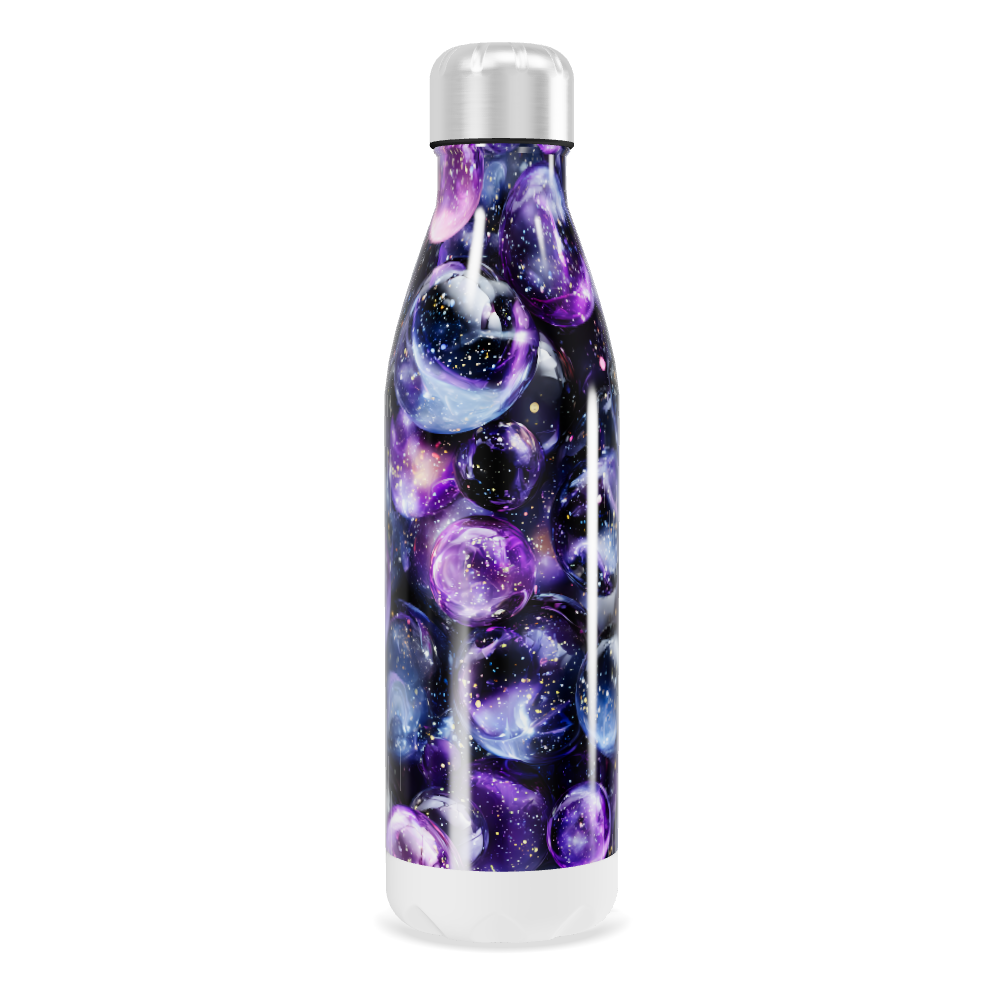 Garrafa Inox - Estampa Galáxia Colorida