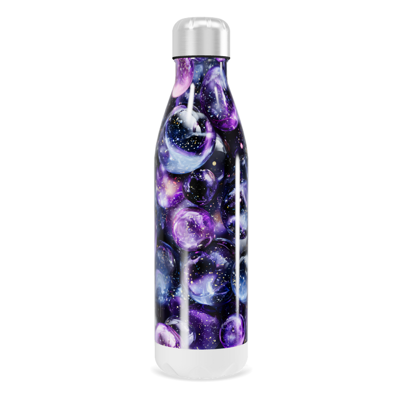 Garrafa Inox - Estampa Galáxia Colorida