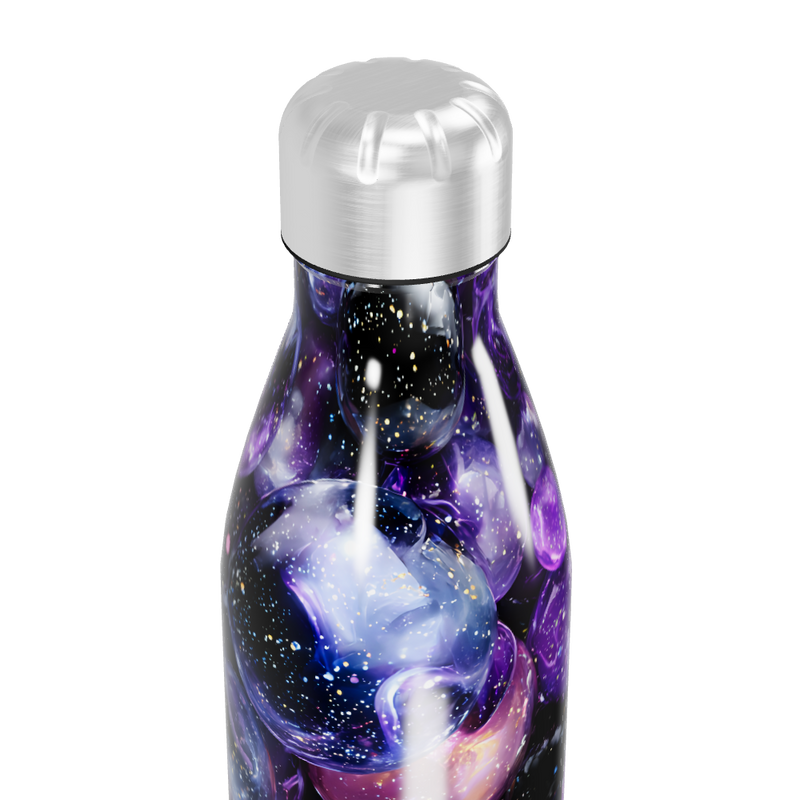 Garrafa Inox - Estampa Galáxia Colorida
